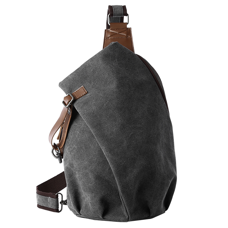 กระเป๋าสะพายข้างผ้าแคนวาสสไตล์ - Canvas Backpack Casual บทวิจารณ์และราคา