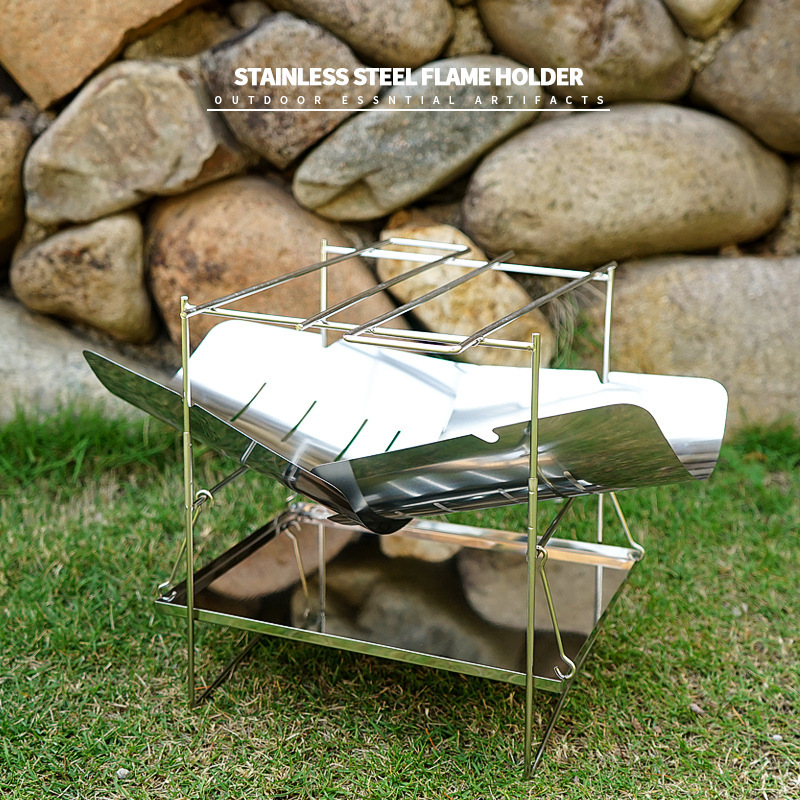 การเผาไหม้ไม้เตาแคมปิ้งแบบพกพา - Foldable Backpack Small บทวิจารณ์และราคา